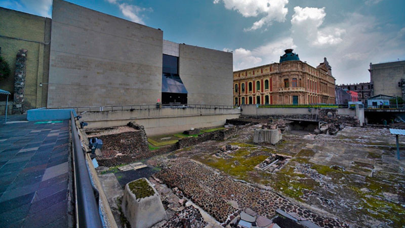 Cierran temporalmente los vestigios del Templo de Ehécatl y el Juego de Pelota en CDMX 