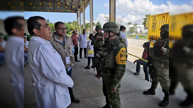 Mantiene SSM acciones para la atención de damnificados en zonas afectadas por sismos