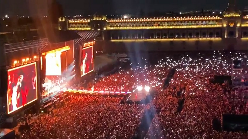 Grupo Firme reúne a 280 mil en el Zócalo; fans intentan dar portazo, hay 149 lesionados