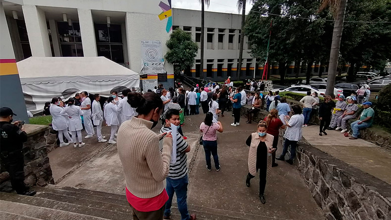 Sin salida de emergencia en pediatría y UCIN del hospital general de Uruapan  
