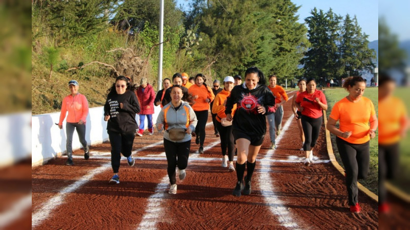 Corren en Ciudad Hidalgo contra la violencia hacia la mujer: José Luis Téllez