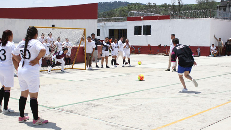 Deporte, principal incentivo para la reinserción social en Michoacán