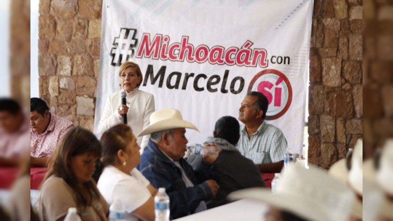En Puruándiro, Blanca Piña se reúne con grupos de apoyo a Marcelo Ebrard rumbo al 2024