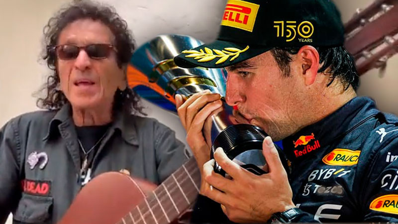 Alex Lora compone canción a Checo Pérez tras ganar el GP de Singapur 