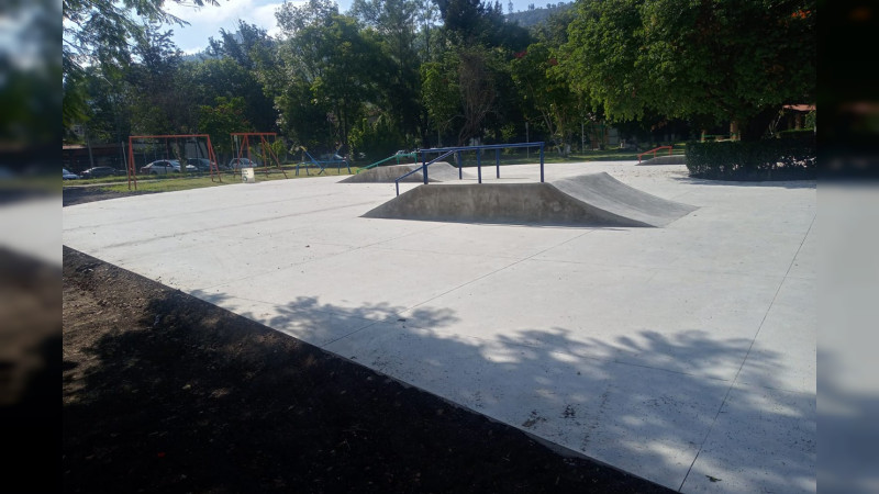 Concluye SCOP obras en Parque Infantil 150 de Morelia