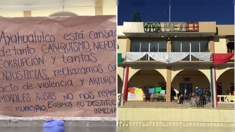 Habitantes exigen desaparición de poderes en Ayahualulco, Veracruz 