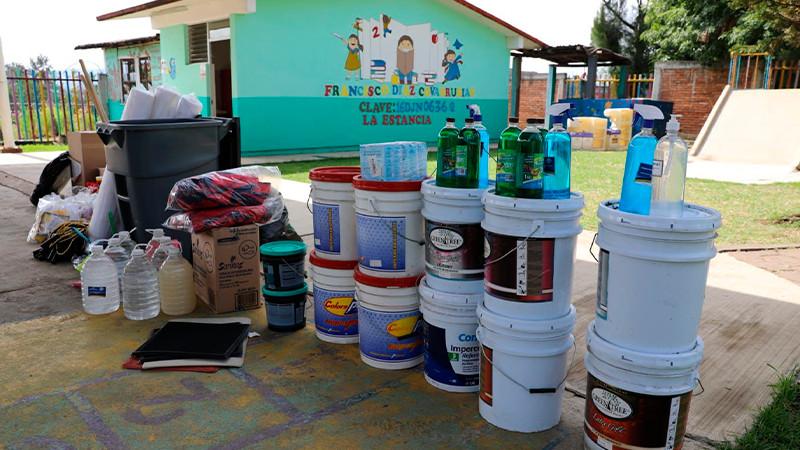 Entrega de útiles y material no se detiene: Secretaría de Educación del Estado de Michoacán 