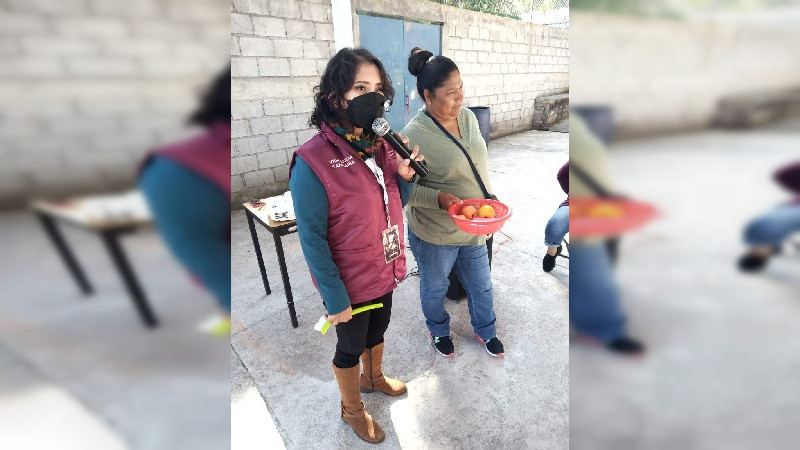 Imparte Coepris taller de saneamiento básico en comunidad El Calvario
