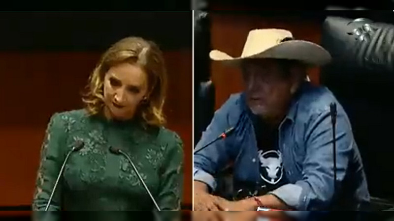 “Salinas mató a tu papá”, lanza Salgado Macedonio a Claudia Ruiz Massieu en el Senado 