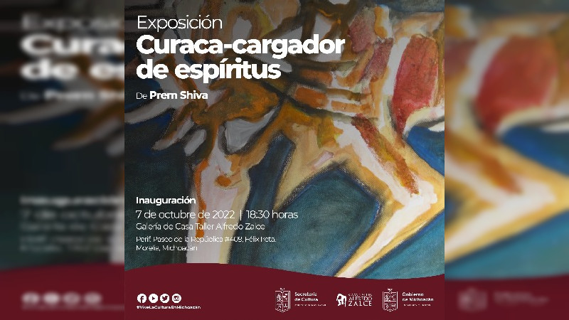  Exhibirán “Curaca-cargador de espíritus” de Prem Shiva en Casa Taller Alfredo Zalce 