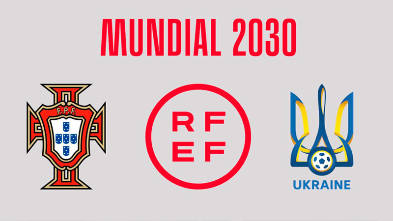 España y Portugal incorporan a Ucrania en la candidatura para el Mundial 2030 