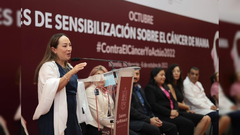 Gobierno de Michoacán refuerza acciones para la detección y atención oportuna de cáncer de mama