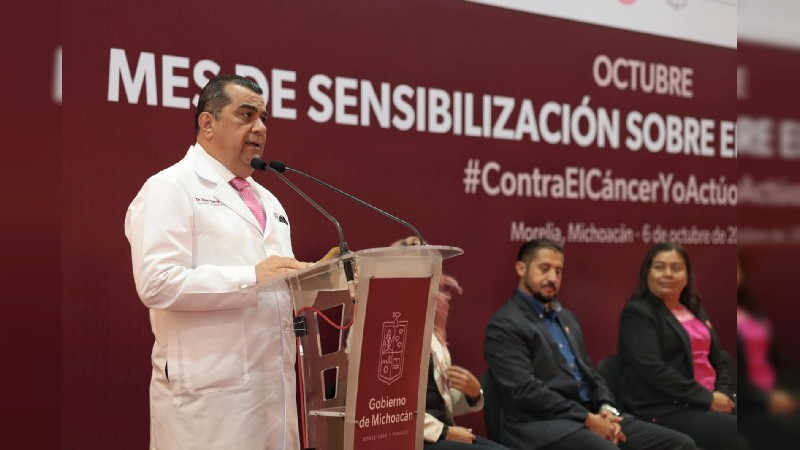 Gobierno de Michoacán refuerza acciones para la detección y atención oportuna de cáncer de mama