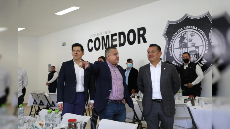 Fortalece Gobierno de Michoacán labor del Sistema Penitenciario 
