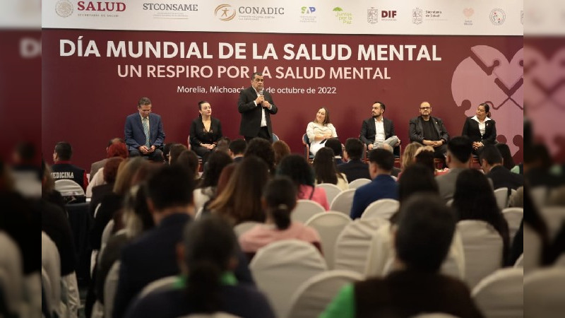 Estado y Federación conmemoran el “Día Mundial de la Salud Mental”