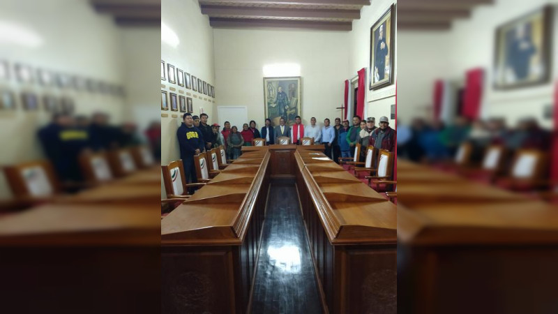 Atiende Ayuntamiento de Hidalgo solicitud de presupuesto directo por parte de tenencias 