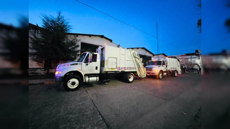 En Uruapan incorporan 10 camiones al servicio de recolección de basura