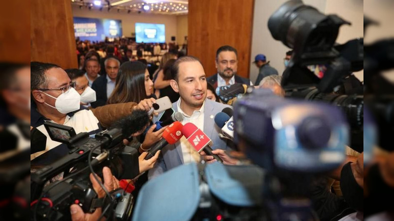 Marko Cortés llama a defender el INE y a la democracia ante las amenazas de Morena 