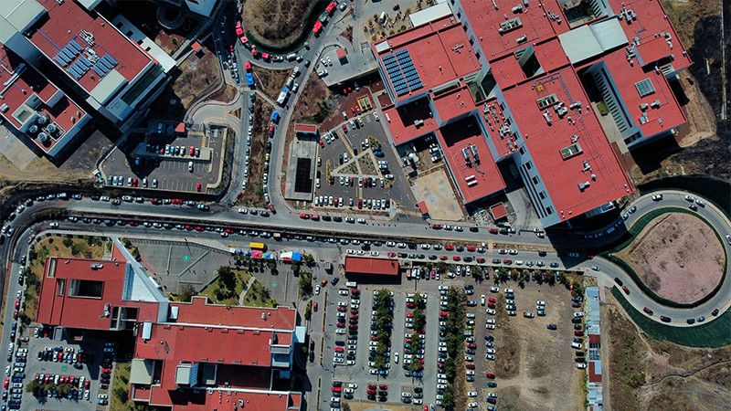 Por problema de estacionamiento en Ciudad Salud, se construirá espacio para vehículos de usuarios