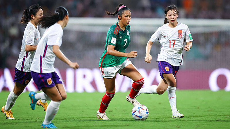 Selección Mexicana Femenil cae ante China, en primera fecha del Mundial Sub 17 