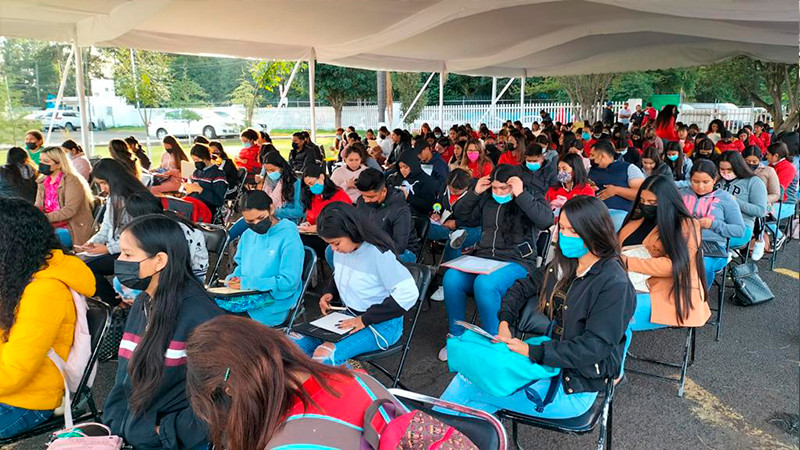 Secretaría de Educación del Estado de Michoacán atiende a normalistas con base a la norma; hoy se lleva a cabo proceso de filiación