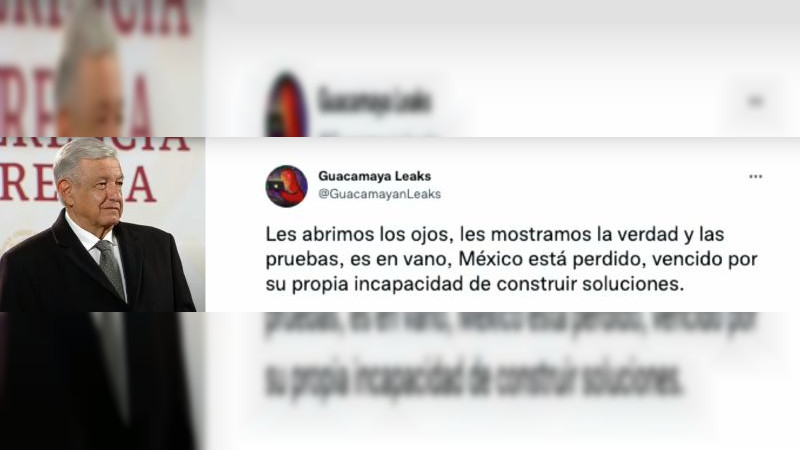 AMLO vuelve a lamentar que sus "opositores" utilicen el nombre de “Guacamaya” 