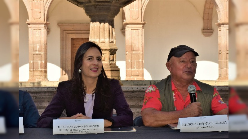 El Centro Cultural Clavijero recibirá las intervenciones artísticas de Nelson Domínguez