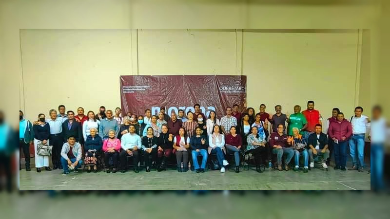 Morena Querétaro recorren municipios para encontrarse con la militancia 