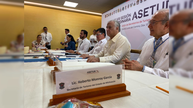 Por una agenda afin a todos los estados, participa Michoacán en la ASETUR 