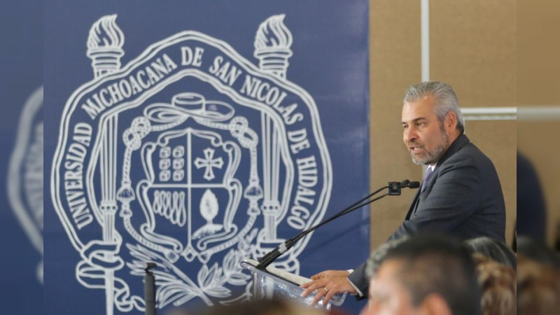 Bedolla garantiza salarios y prestaciones para trabajadores nicolaitas