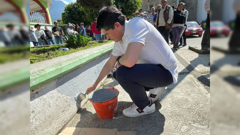 Jornada de limpieza comunitaria en tenencia de  Nicolás Romero, encabeza Toño Ixtláhuac  