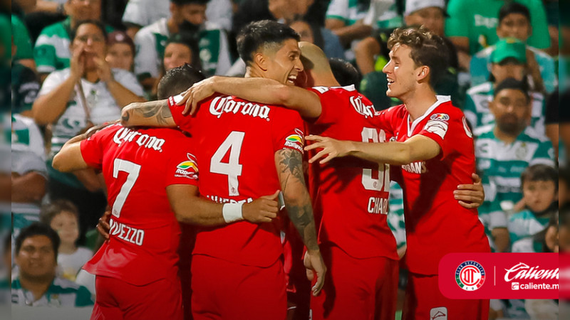Toluca vence al Santos con global de 6-4 y avanza a la semifinal contra el América