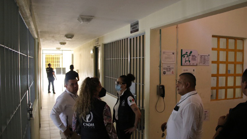 Gobierno de Michoacán y CNDH supervisan centros penitenciarios