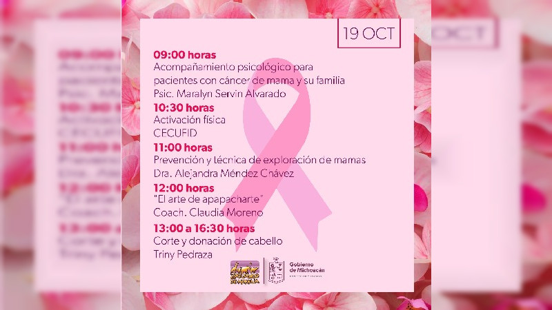 Zoológico de Morelia invita a la jornada de prevención de cáncer de mama 