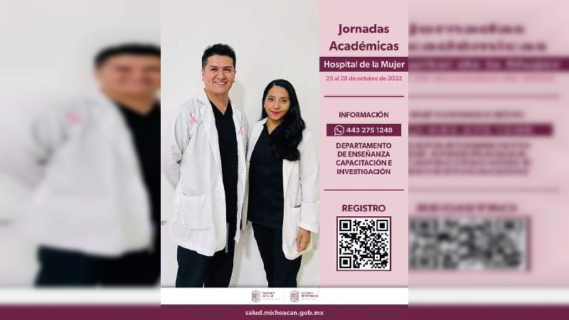 Hospital de la Mujer de Morelia conmemorará si XXI aniversario con jornadas académicas  