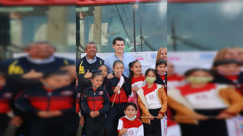 Zitácuaro; Participan alumnos de la primaria Manuel Buendía en "Conociendo Nuestra Heroica" 