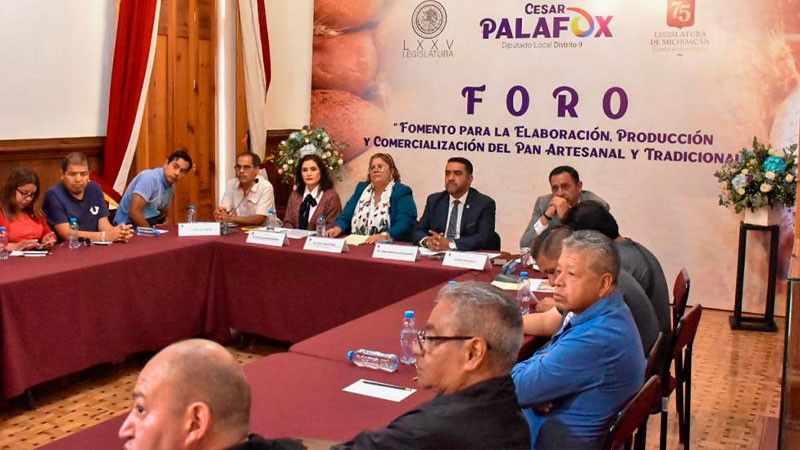 Impulsará Congreso de Michoacán reconocimiento y apoyos al sector panadero tradicional y artesanal de Michoacán 
