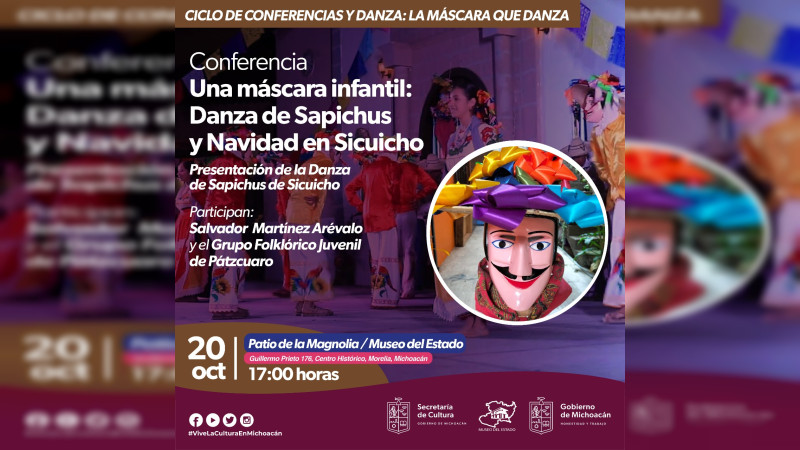 La SECUM presenta la conferencia “Una máscara infantil: Danza de Sapichus y Navidad en Sicuicho