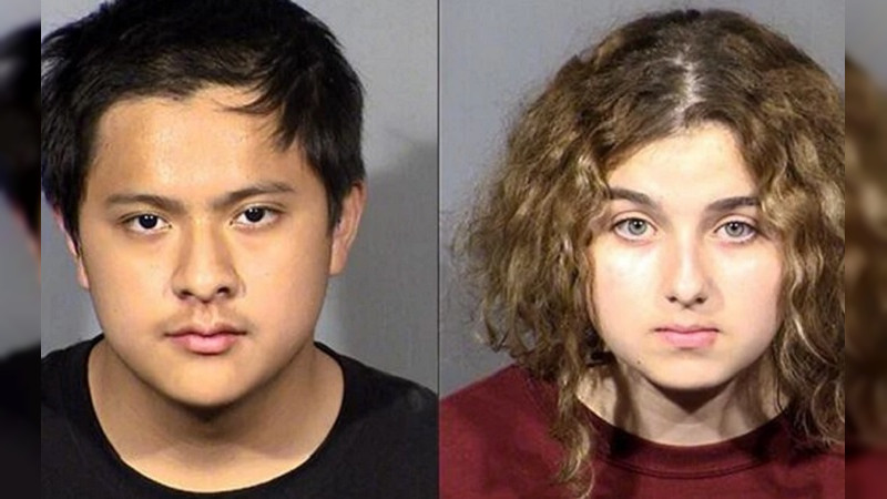 Dan cadena perpetua a novios adolescentes por matar al padre de la joven en Las Vegas 