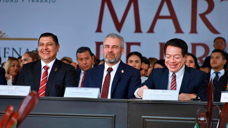 Uruapan y Michoacán son buenos ejemplos de gobiernos de la 4T: Mario Delgado