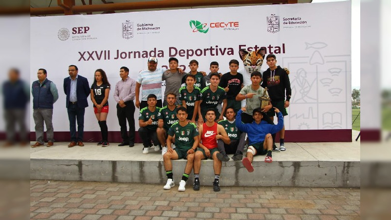 Concluye XXVII Jornada Deportiva Estatal del Cecytem
