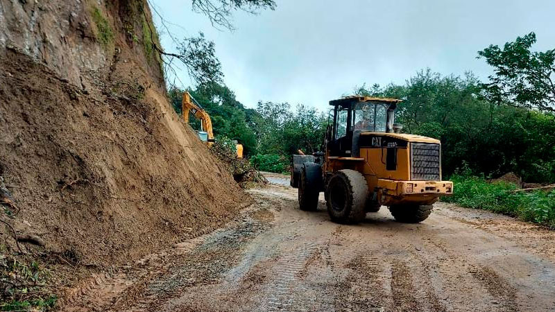 Recibirán recursos federales ocho caminos en Michoacán, afectados por sismos 