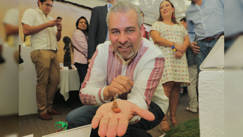 Inaugura Bedolla XII Feria Nacional de la Catrina de Capula