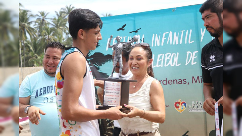 Concluye Festival Infantil y Juvenil de Voleibol de Playa en Michoacán