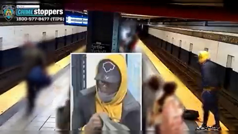 Sin razón aparente, sujeto empuja a otro a las vías del Metro de Nueva York