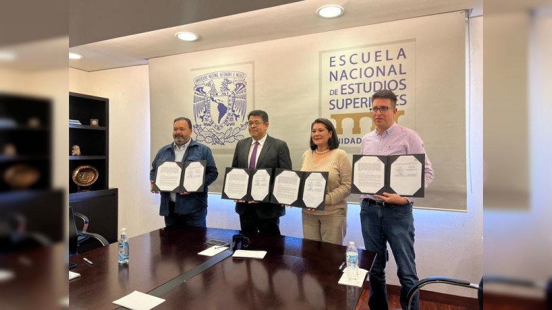 Firman convenio de colaboración ENES-UNAM y Ayuntamiento de Pátzcuaro