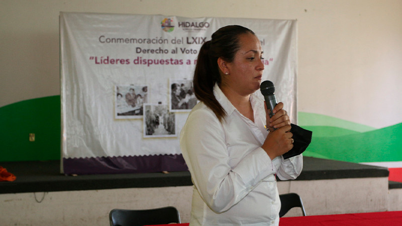 Ayuntamiento de Ciudad Hidalgo llevó a cabo el foro "Lideres dispuestas a marcar la historia" Conmemorando el 69 aniversario del derecho al voto de la mujer 