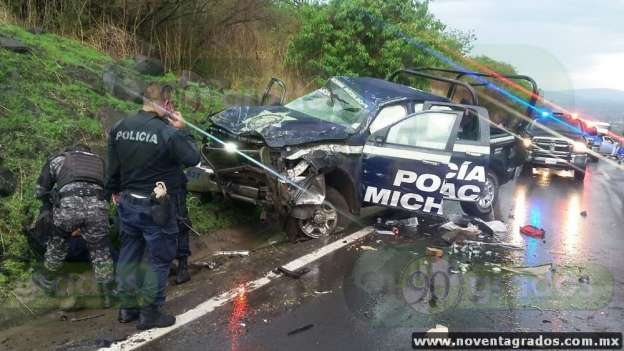 Muere un policía michoacano en accidente vial en Jalisco; hay 7 heridos 