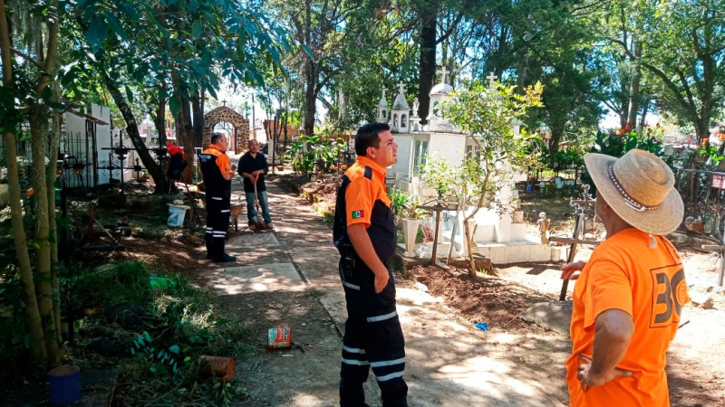 Realizaran recorrido de verificación en condiciones de riesgo a panteones de Quiroga, Michoacán  