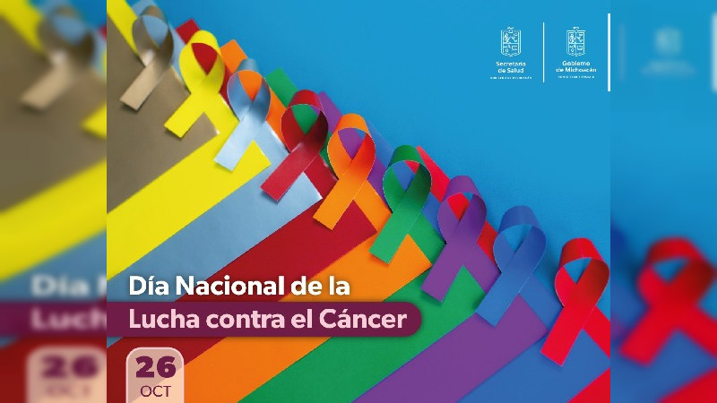 En el Día Nacional de la Lucha contra el Cáncer, Secretaría de Salud de Michoacán exhorta a prevenir la enfermedad 